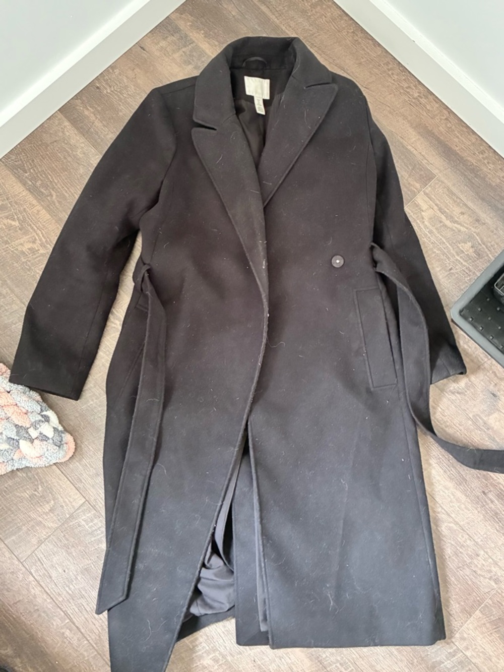 H&M Black Pea Coat